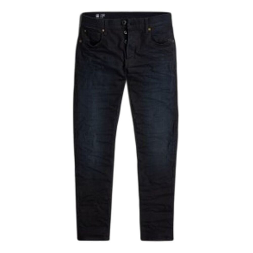 G-Star Mens Stretch-Cotton Denim Slim Jeans / Dark Blue